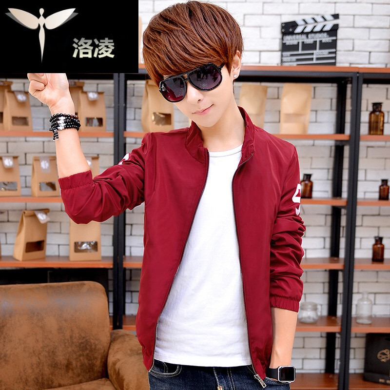 2017春秋装男修身时尚韩版长袖春季夹克外套