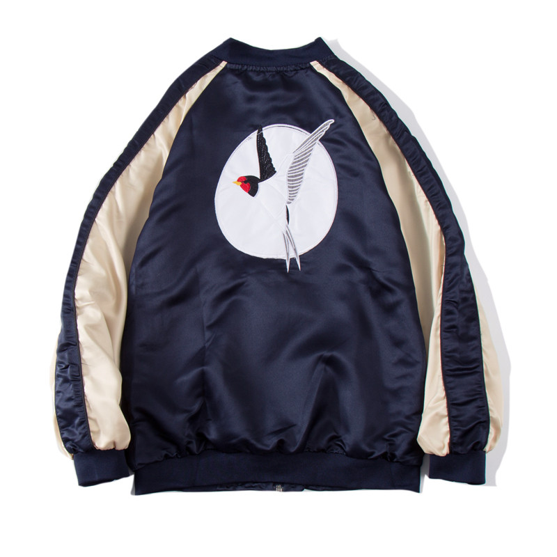 2017新款秋季外套男快手红人帅气潮流社会精