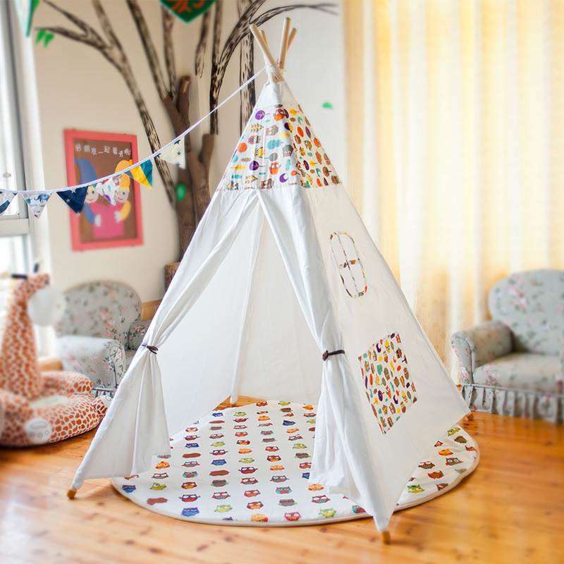 印第安儿童帐篷室内攀爬宝宝游戏屋婴儿玩具帐