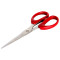 得力(deli)6034办公剪刀 家用厨房缝纫剪纸刀 颜色随机 1把(长160mm) 红色