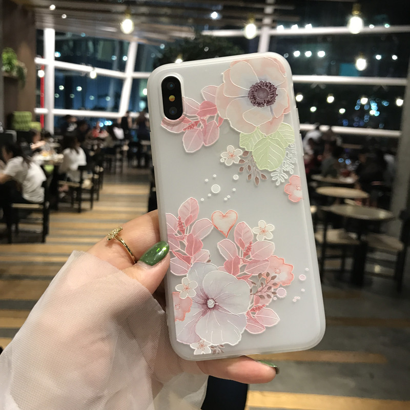 魅爱琳 iphonex手机壳 磨砂女孩 苹果10手机套 保护套外壳 全包轻薄