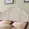 A家家具 床 美式床 双人床实木框架卧室欧式婚床1.8米1.5米大床简约 1.8米排骨架+床垫