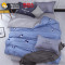 南极人(NanJiren)家纺 北欧风ins纯棉床上四件套100全棉可爱儿童宿舍床品床单三件套被套 1.5-1.8米床（被套200x230cm） 杜洛伊