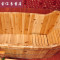 加厚木桶浴桶沐浴桶泡澡木桶家用洗澡桶木质澡盆桑拿浴缸 加厚1.0米套餐二