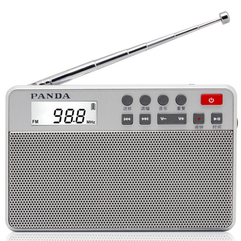 熊猫(PANDA) 6207 收音机 银色