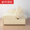 沙发床日式小户型多功能储物沙发单人双人折叠两用皮艺沙发床O 咖啡色