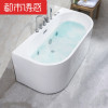 浴缸亚克力独立无缝一体工程浴缸家用浴盆保温浴缸1米-1.7米_3 &asymp1.4m 冲浪浴缸