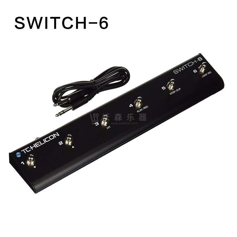 TC-Helicon 人声效果器 吉他效果器踏板预设开关控制器Switch-3-6 TC-Helicon-Switch-6