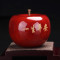 月印百川 红檀苹果 一生平安苹果摆件 新年礼物 摆件礼品 圣诞新年礼物 苹果