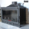 新款创意壁炉嵌入式燃木真火壁炉铸铁燃木壁炉0.9米壁炉芯火炉 黑色整台炉