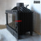 新款创意壁炉嵌入式燃木真火壁炉铸铁燃木壁炉0.9米壁炉芯火炉 黑色整台炉