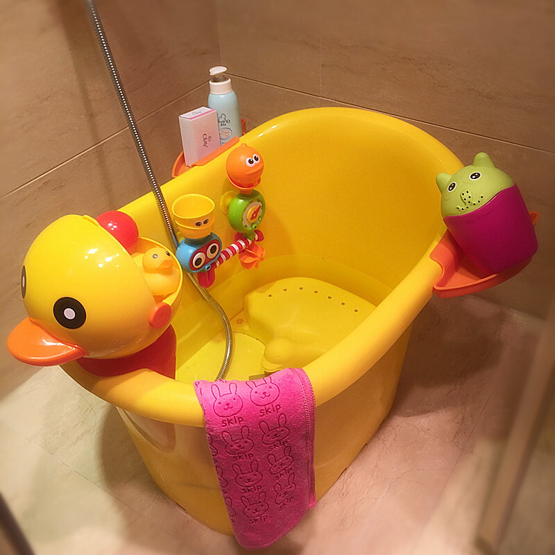 超大号儿童洗澡桶宝宝浴桶塑料泡澡桶婴儿浴盆小孩沐浴桶可坐加厚_2 绿色