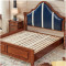 老故居 床美式皮床婚床欧式双人床软床 1.8*2.0标准床+床垫+床头柜1个