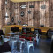 大型壁画欧式复古木纹印章咖啡厅餐厅KTV壁纸客厅沙电视墙纸_7 无缝草编布/每平米