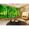 大型3D立体绿色树林电视背景墙纸客厅沙背景墙壁纸卧室风景_6 高档无缝真丝（整幅）