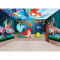儿童卡通海豚乐园主题背景墙纸卧室大型高档壁纸壁画海洋海底世界_2_1 高档无缝珍珠（整幅）