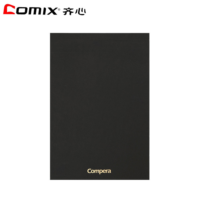 齐心(Comix) C8206 A5/80张拍纸本2本 方格本 网格本 格子本 设计本 笔记本 办公用品 笔记本/记事本 黑色