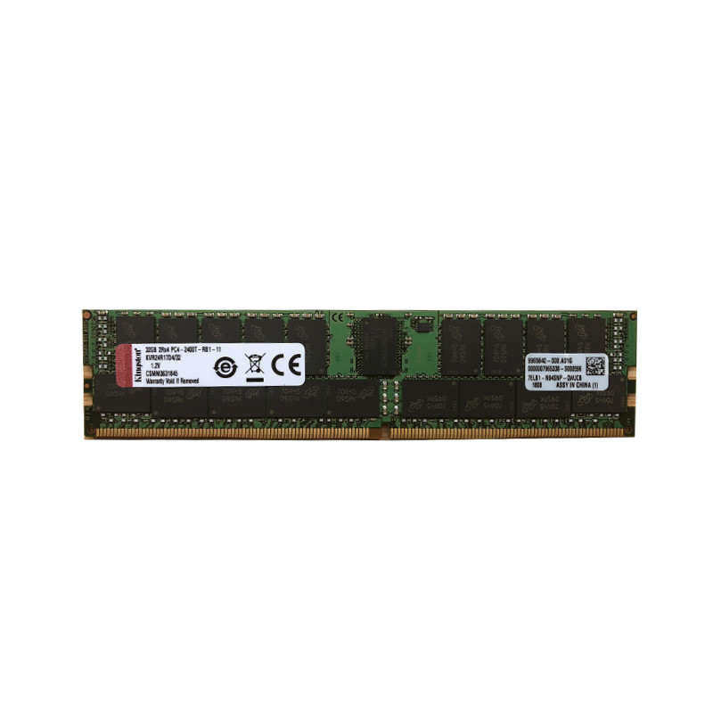 金士顿(KINGSTON)DDR4 2400 32G ECC Reg CL17 DIMM 2R*4 服务器内存