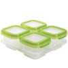 OXO/奥秀 6112400 婴幼儿宝宝辅食盒/便携盒 可微波冷冻不含BPA 4OZ 四件装 柠檬绿
