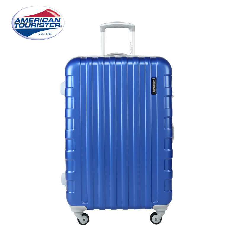 美旅AmericanTourister拉杆箱 铝框箱爆款男女商务行李箱清新多色飞机轮旅行箱25Q 蓝色 24寸