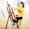 实木画架木制画板素描写 生套装支架式成人儿童美术油画架木质 1.55米胡桃色+4K画板（送礼包9件）