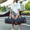 探路狼短途旅行包女手提单肩行李包男韩版大容量轻便旅行袋运动健身包潮 银色大号