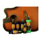 MusicNomad吉他护理护弦保养油贝司箱琴琴体指板清洁剂护理修复油 乐器配件 MN108护理五件套