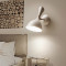 世源创意简约现代北欧客厅楼梯过道卧室灯具床头马卡壁灯20091 1头/白色-带光源