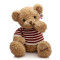 柏文熊 美国毛衣熊毛绒玩具泰迪熊抱抱熊公仔送女友大号娃娃生日礼物女 60cm 卡其色