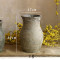 手工粗陶陶罐陶坛子花器花瓶做旧仿古软装家居摆件干花软装饰品*y_1_9 2号红灰色