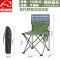 威迪瑞户外折叠椅躺椅 便携式休闲沙滩椅钓鱼椅子 绿拼蓝花（大号360）