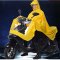 创意简约现活日用雨衣电动车单人电瓶车摩托车雨衣雨披成人骑行加大加厚男女士 可拆卸双帽黄色款XXXXL码