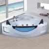 1.6米独立式亚克力大浴缸无缝焊接一体式浴缸双人冲浪按摩浴缸1600*600*650_7 默认尺寸 默认颜色