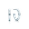 TIFFANY&CO.蒂芙尼 925银 欧美风格 简约银色耳环 环形耳环 耳钉 耳饰 送恋人 环形耳环TY-25225732
