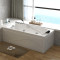 浴缸迷你浴缸家用小户型日式独立式多种尺寸商家浴盘扶手浴池浴缸卫生间 左单裙五件套 1.2m