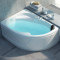 浴缸家用大人浴盆浴池三角形扇形迷你日式小户型卫生间按摩 90宽按摩-左群 ≈1.3m