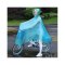 自行车雨衣女成人单人电动车男单车骑车学生骑行雨披创意简约家居家晴雨用具_1 可拆卸双帽檐-磨砂白