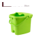 加高加厚足浴桶带盖按摩泡脚桶足浴盆塑料洗脚桶洗脚盆家用高深桶 中款绿色