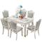 欧式餐桌椅组合大理石简欧实木现代简约小户型长方形家用饭歺桌子_771_800 1.2米1桌4椅