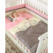 龙之涵 婴儿床上用品 婴儿床围套件十件套 纯棉新生儿宝宝被子双被芯 静梦天使65*120cm