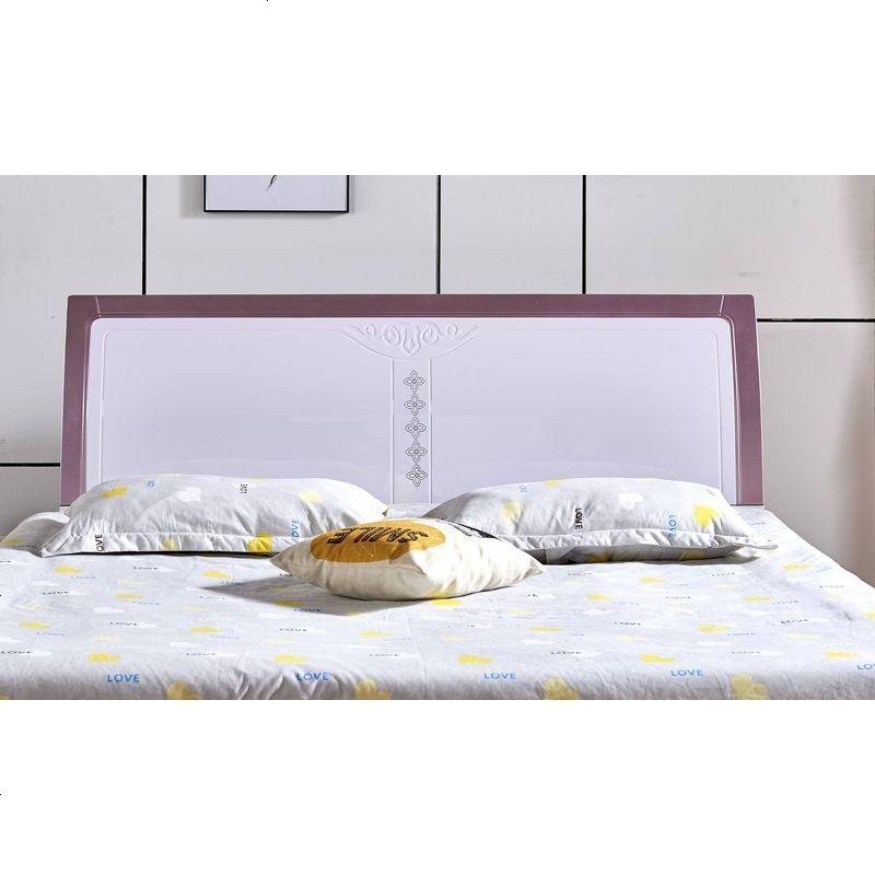 床头板简约现代床头靠背板双人床头1.5米1.8米经济型白色烤漆韩式 1800mm*2000mm_板式-776