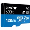 雷克沙(LEXAR)TF卡128G U3高速633X 手机内存卡128GB 大疆无人机行车记录仪监控存储卡读95M