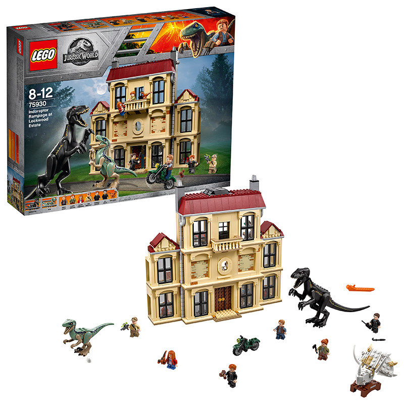 LEGO乐高 Jurassic World侏罗纪公园系列 暴虐龙袭击洛克伍德庄园75930
