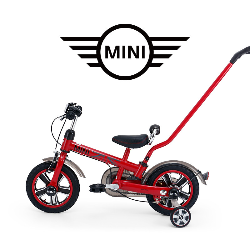 星辉宝马MINI 儿童推杆自行车RSZ1203 红色 12寸