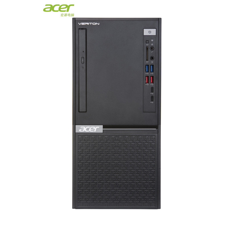 宏碁（acer）VeritonE450商用台式机（G5400 4G 1T DVDRW ）