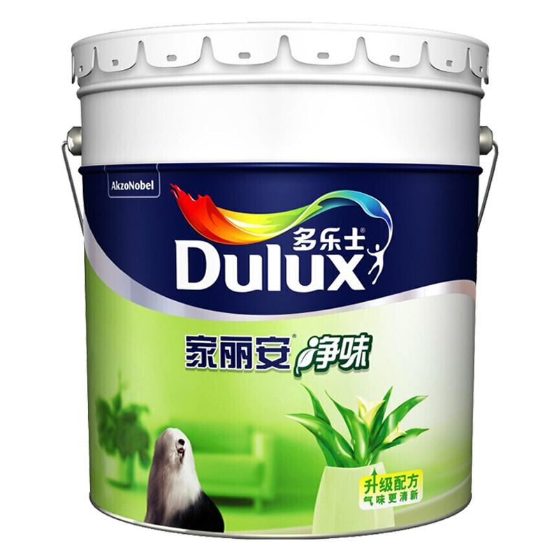 多乐士（Dulux） 家丽安净味乳胶漆内墙 油漆涂料 墙面漆A991 18L 哑光白色