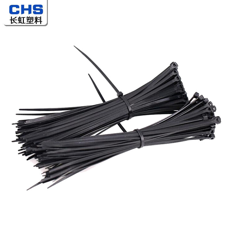 CHS 长虹塑料尼龙扎带束线带理线带扎线带 4*300（200根/包）黑色