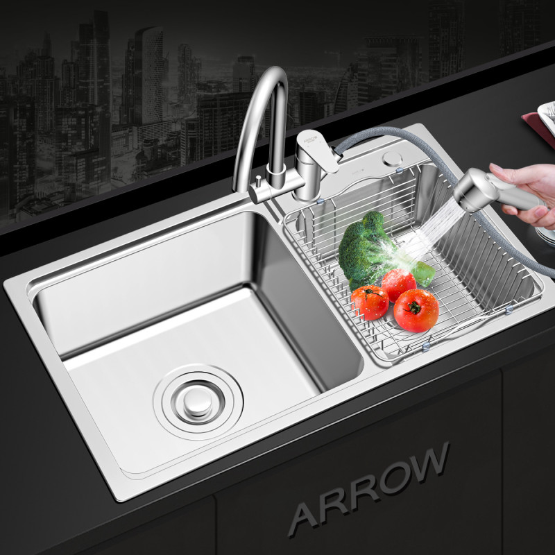 ARROW304不锈钢厨房双槽 AE5580103G