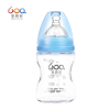 宝倍安(Bao bei an)新生儿专用简装宽口径玻璃奶瓶150ml蓝色