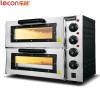 乐创(lecon) PO2PT 商用烤箱 电烤箱商用 烤炉双层蛋糕面包大烘炉设备 二层披萨烤箱